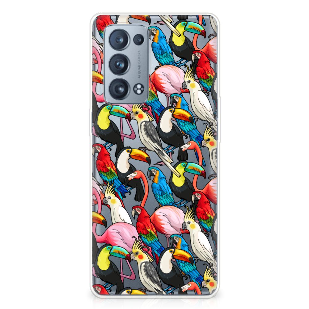 OPPO Reno 6 Pro Plus 5G TPU Hoesje Birds