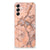Samsung Galaxy A14 5G TPU Siliconen Hoesje Marmer Oranje met een prachtig oranje marmerdesign.