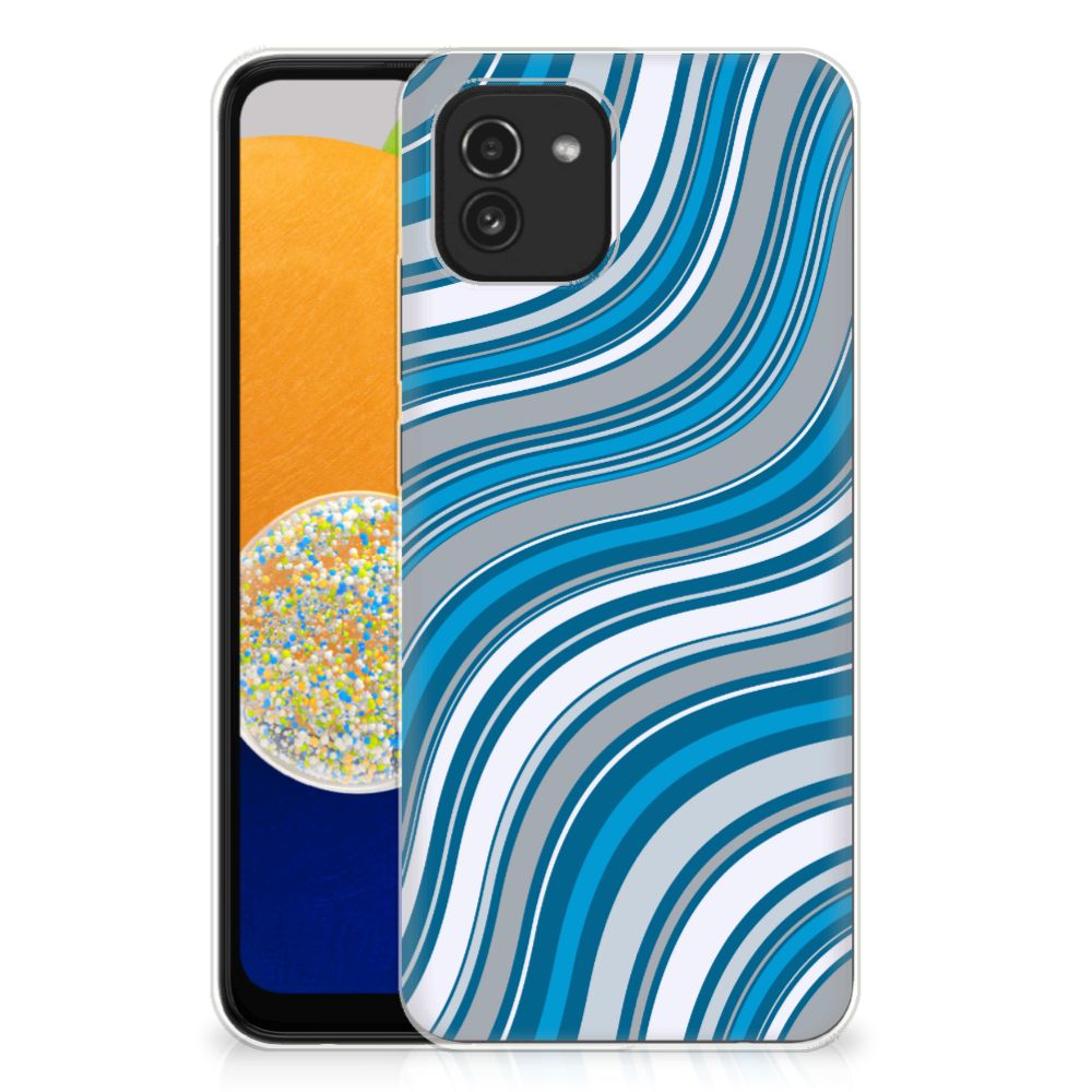 Samsung Galaxy A03 TPU bumper Waves Blue B2C Telecom