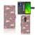 Motorola Moto G7 Power Telefoonhoesje met Pasjes Flamingo