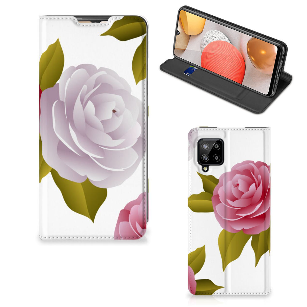 Samsung Galaxy A42 Smart Cover Roses