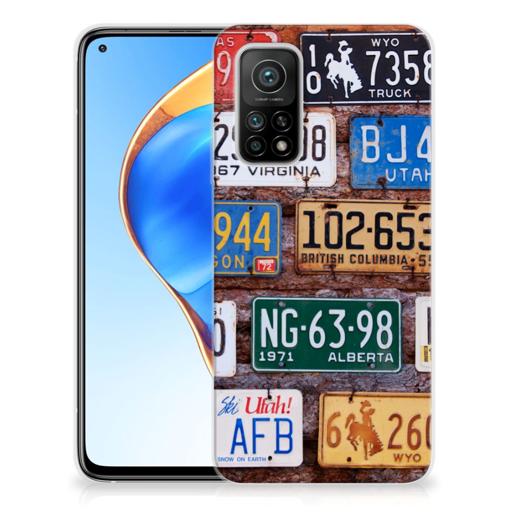 Xiaomi Mi 10T | 10T Pro Siliconen Hoesje met foto Kentekenplaten B2C Telecom
