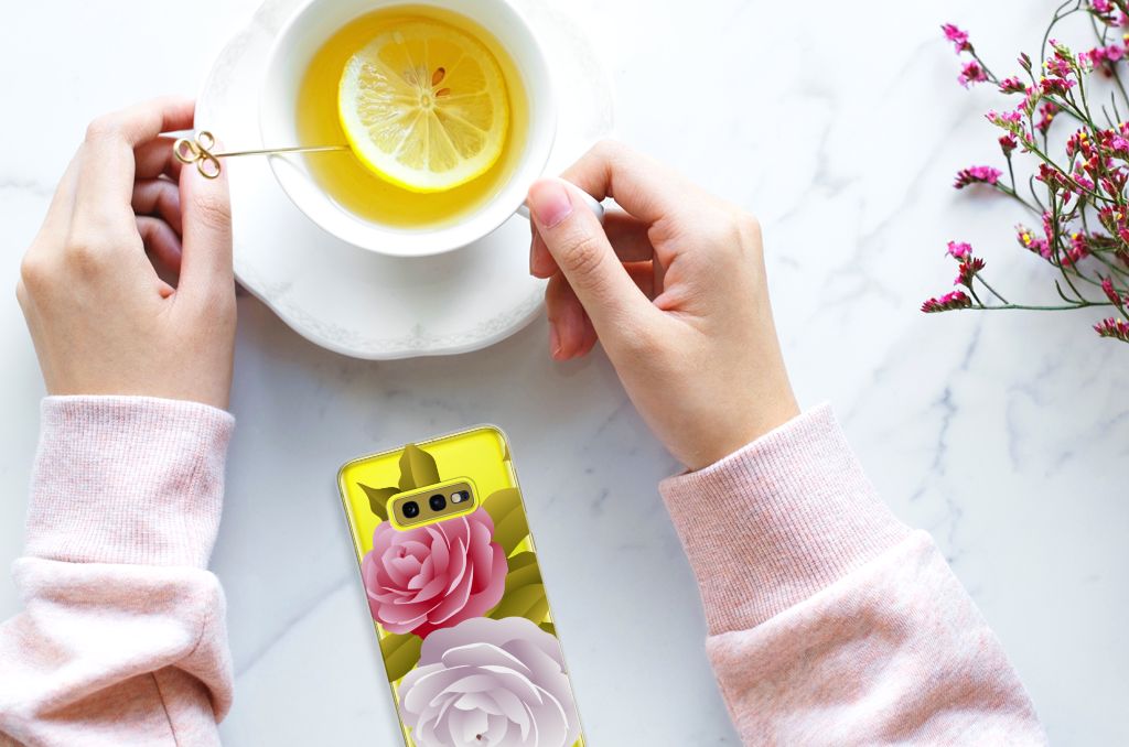 Samsung Galaxy S10e TPU Case Roses