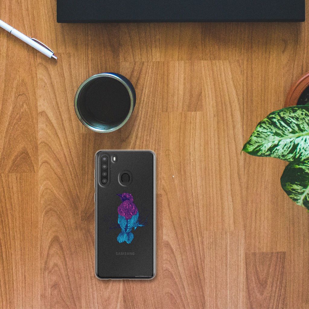 Samsung Galaxy A21 Telefoonhoesje met Naam Merel B2C Telecom
