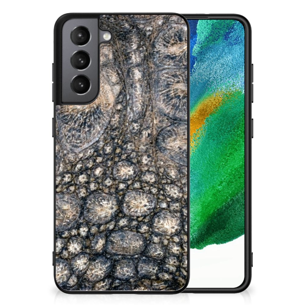 Samsung Galaxy S21FE Dierenprint Telefoonhoesje Krokodillenprint