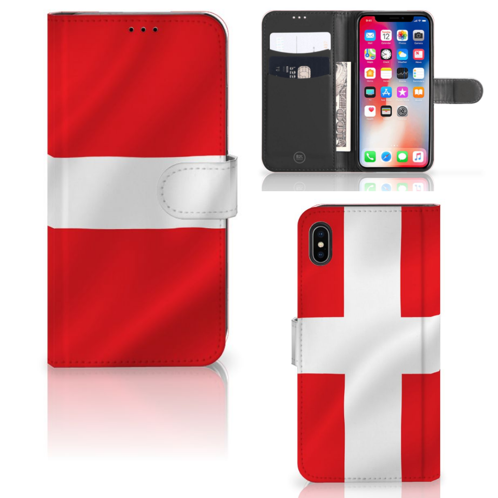 Apple iPhone Xs Max Bookstyle Case Denemarken