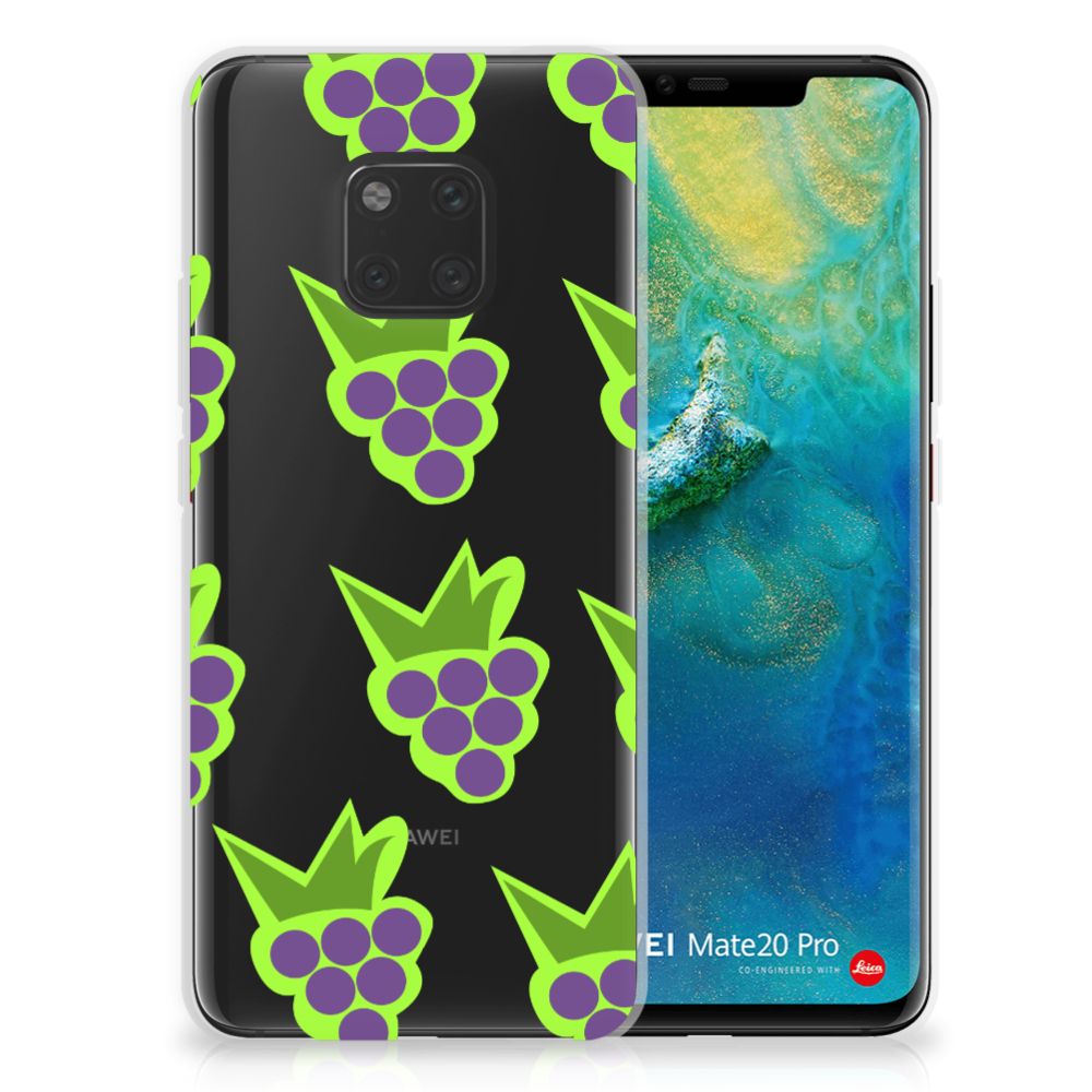 Huawei Mate 20 Pro Siliconen Case Druiven