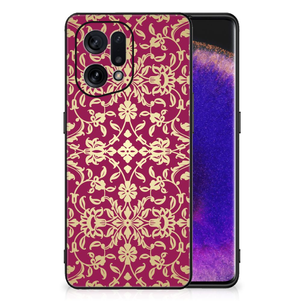 Back Cover OPPO Find X5 Barok Pink