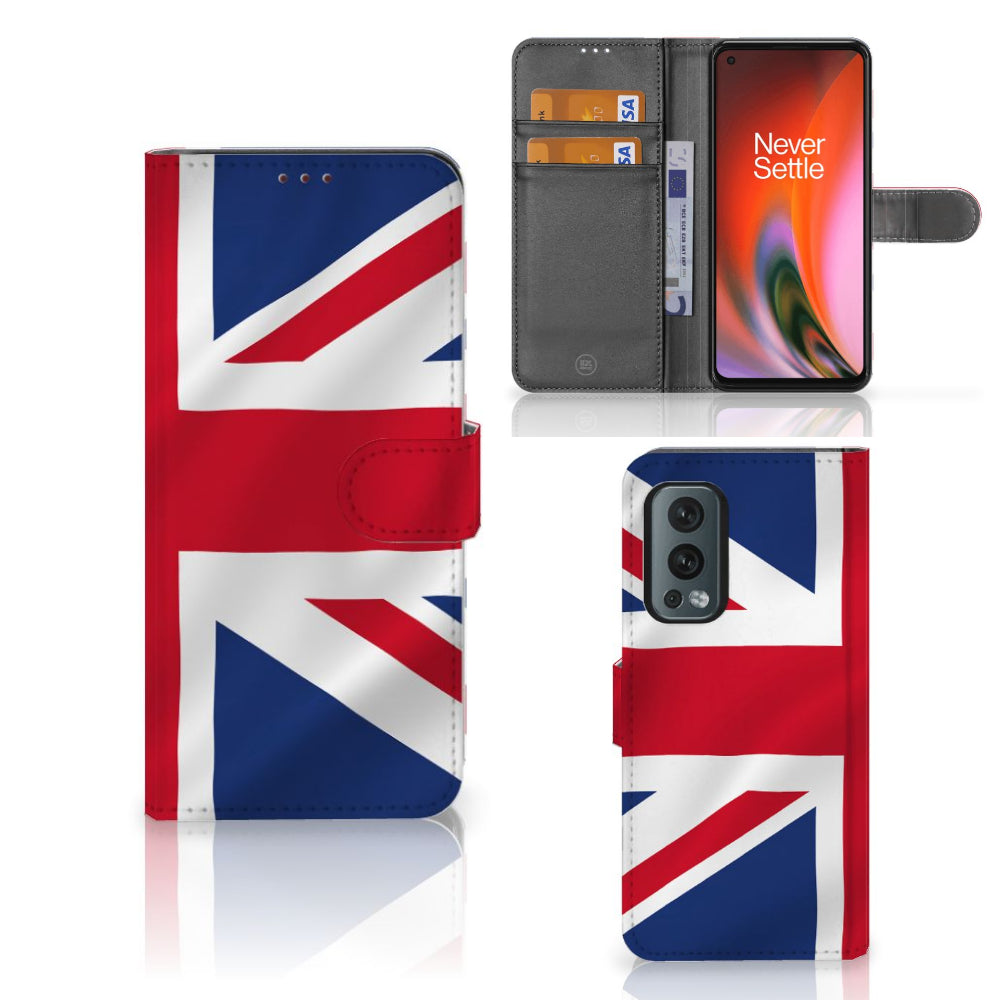 OnePlus Nord 2 5G Bookstyle Case Groot-Brittannië