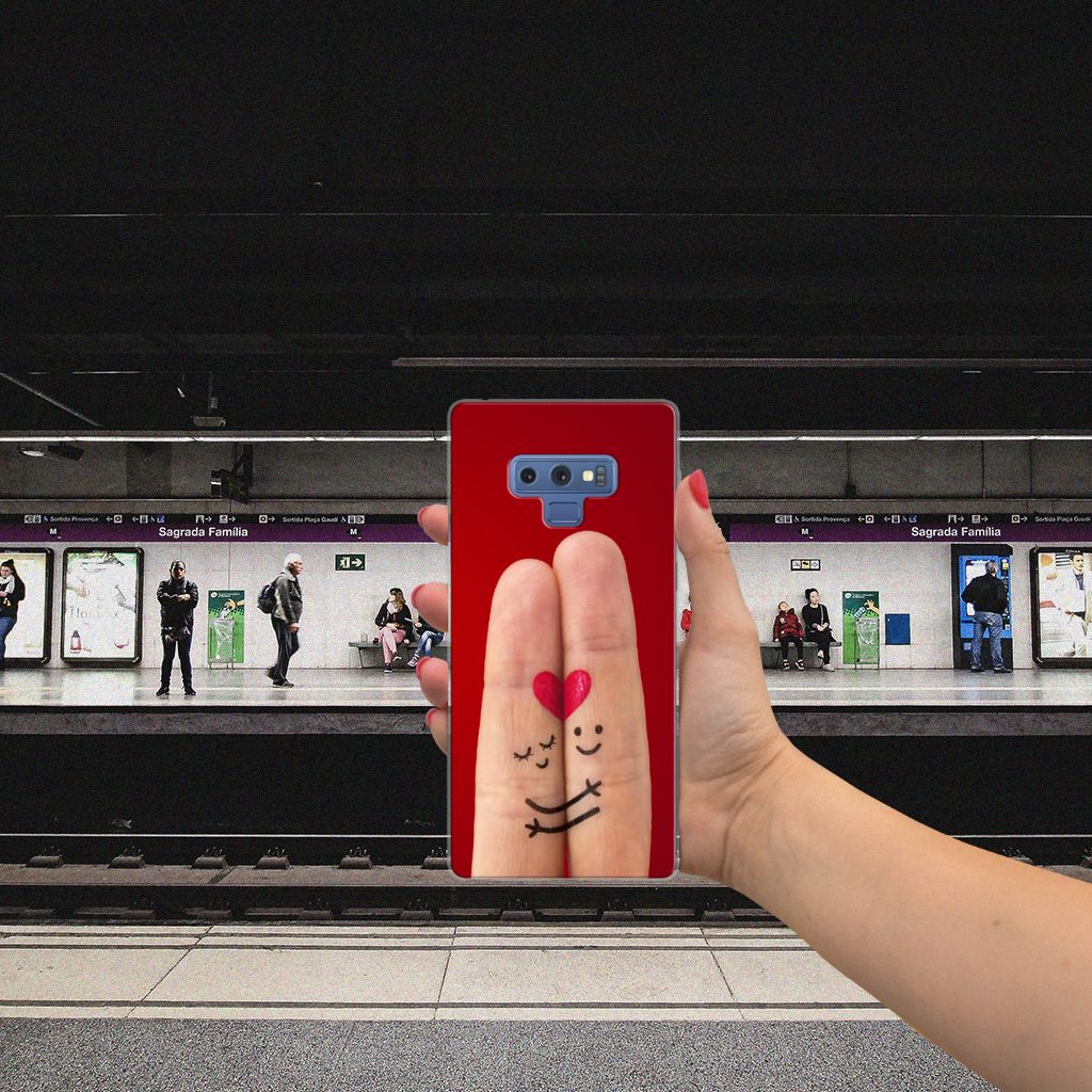 Samsung Galaxy Note 9 Silicone Back Cover Liefde - Origineel Romantisch Cadeau