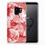 Silicone Back Case Samsung Galaxy S9 Angel Skull Rood