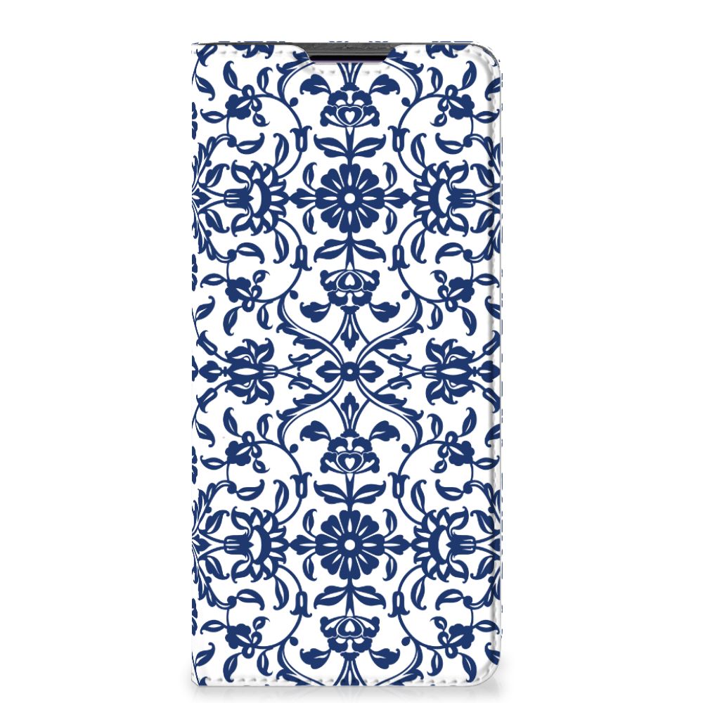 Motorola Edge 30 Pro Smart Cover Flower Blue - B2C Telecom