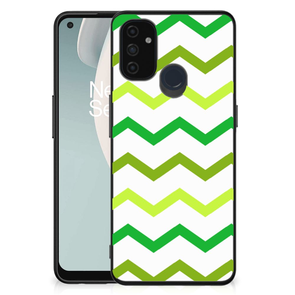 OnePlus Nord N100 Back Case Zigzag Groen B2C Telecom