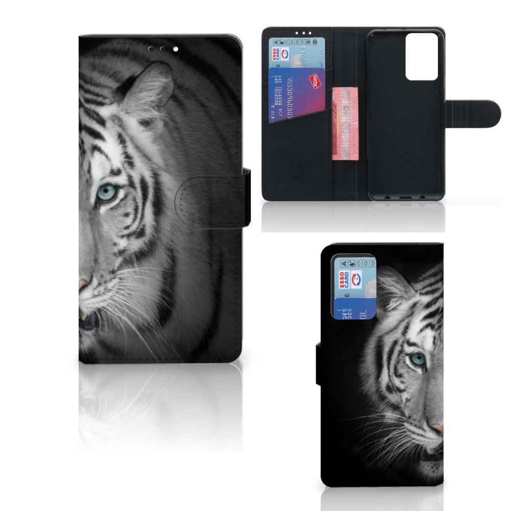 Xiaomi Redmi Note 10 Pro Telefoonhoesje met Pasjes Tijger