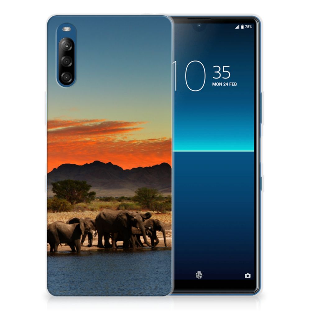 Sony Xperia L4 TPU Hoesje Olifanten