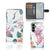 Samsung Galaxy S25 Telefoonhoesje met Pasjes Bird Flowers