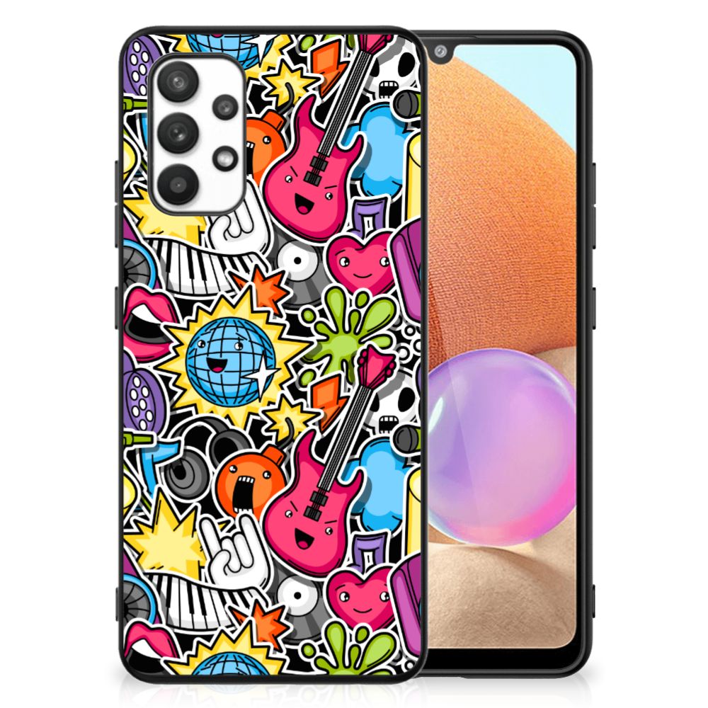 Samsung Galaxy A32 4G | A32 5G Enterprise Editie GSM Cover Punk Rock