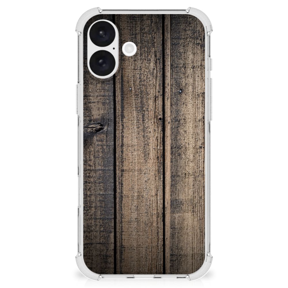 iPhone 16 Plus Stevig Telefoonhoesje Steigerhout