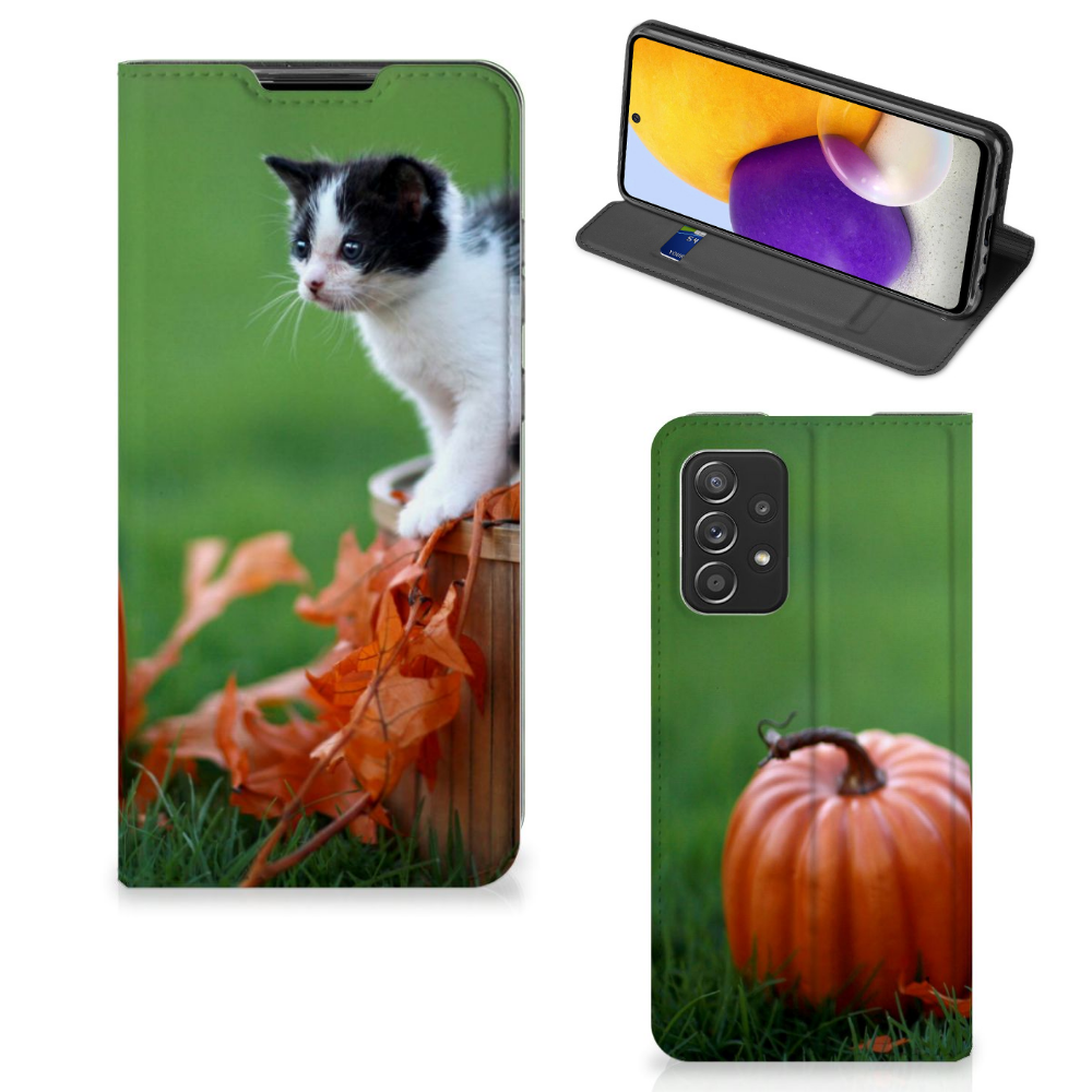 Samsung Galaxy A72 (5G/4G) Hoesje maken Kitten - B2C Telecom