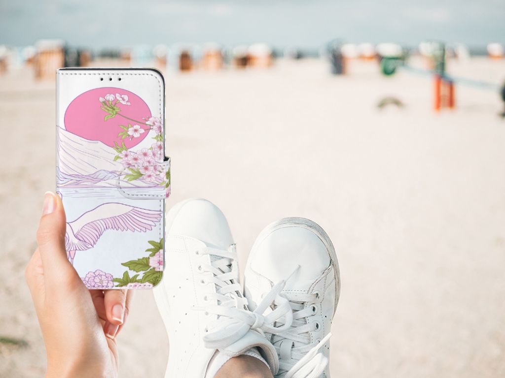 Samsung Galaxy M10 Telefoonhoesje met Pasjes Bird Standing