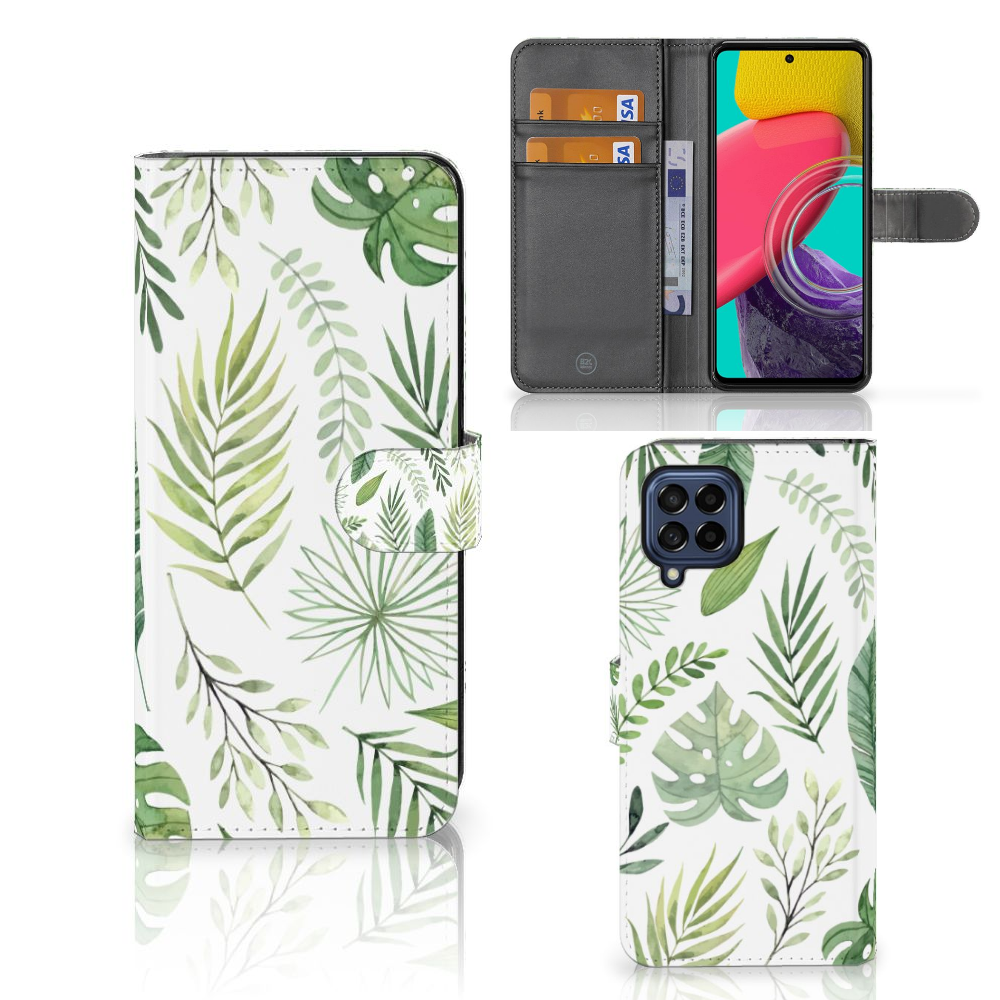Samsung Galaxy M53 Hoesje Leaves