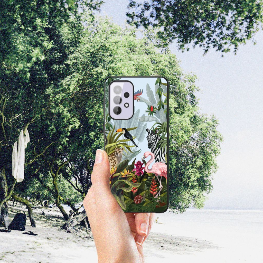Dierenprint Telefoonhoesje voor Samsung Galaxy A33 5G Jungle B2C Telecom