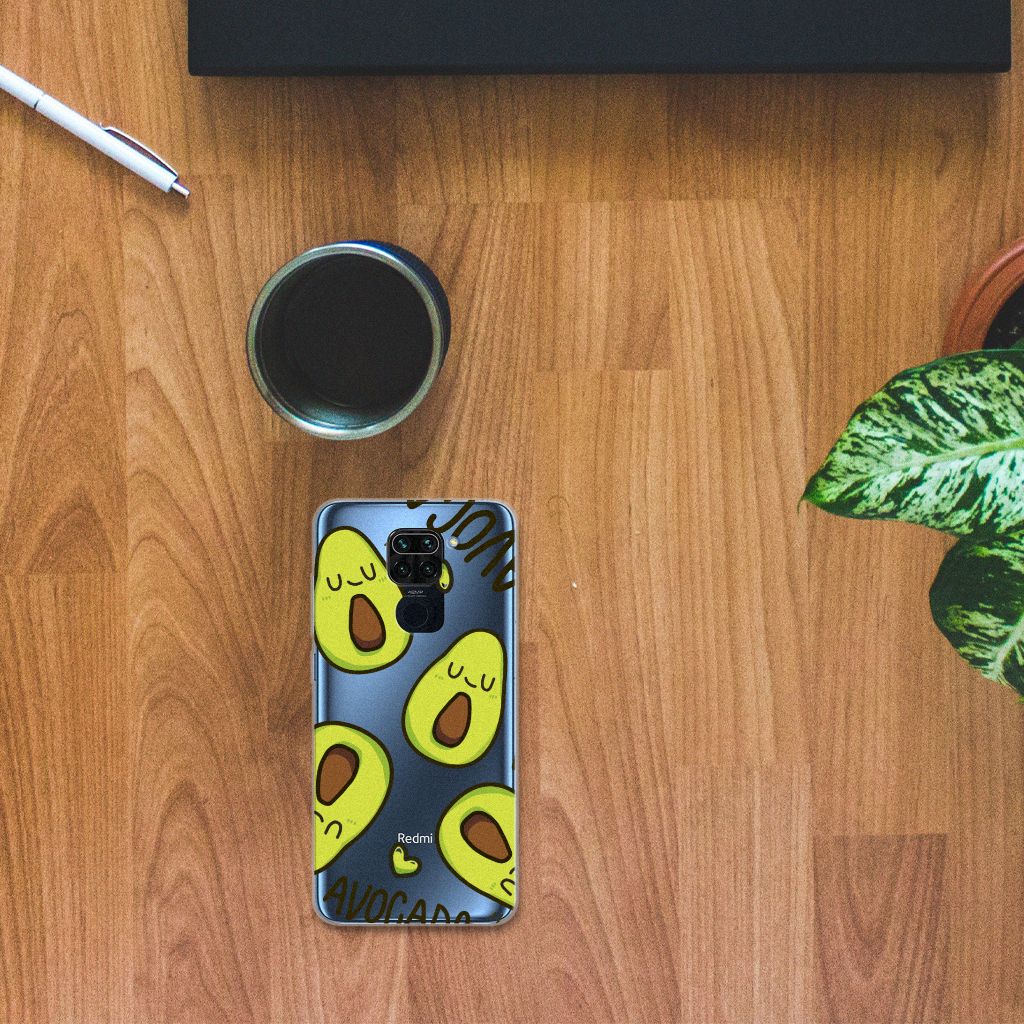 Xiaomi Redmi Note9 Telefoonhoesje met Naam Avocado Singing B2C Telecom