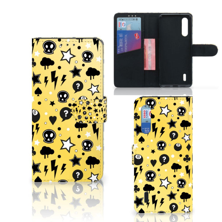 Telefoonhoesje met Naam Xiaomi Mi 9 Lite Punk Geel