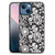 Apple iPhone 13 mini Bloemen Hoesje Black Flowers B2C Telecom