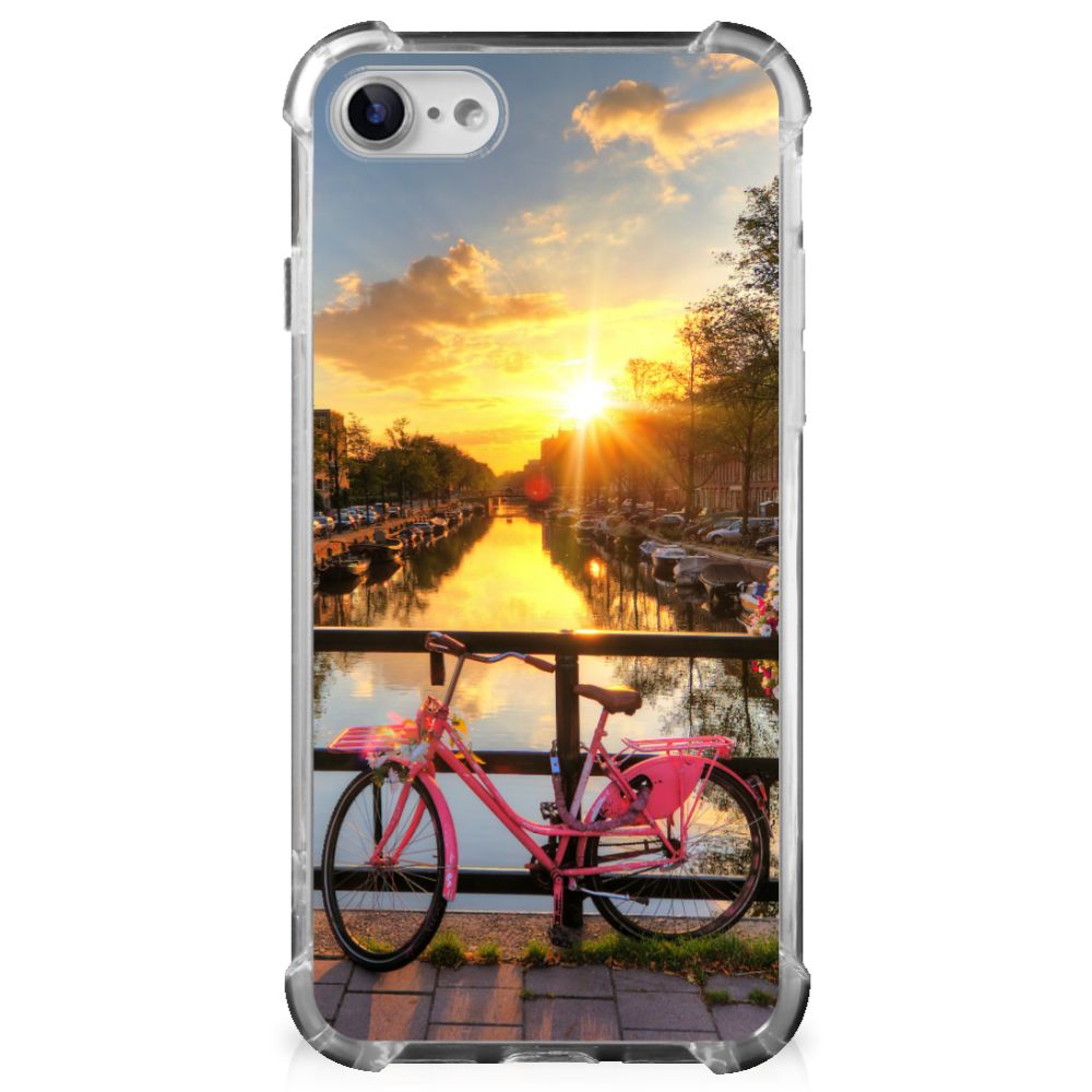 iPhone SE 2022/2020 | iPhone 8/7 Telefoonhoesje met valbescherming Amsterdamse Grachten