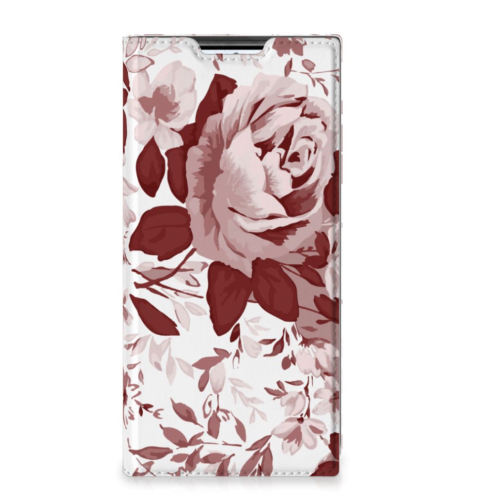 Bookcase Samsung Galaxy S22 Ultra Watercolor Flowers - B2C Telecom