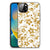 iPhone 14 Plus Bloemen Hoesje Gouden Bloemen