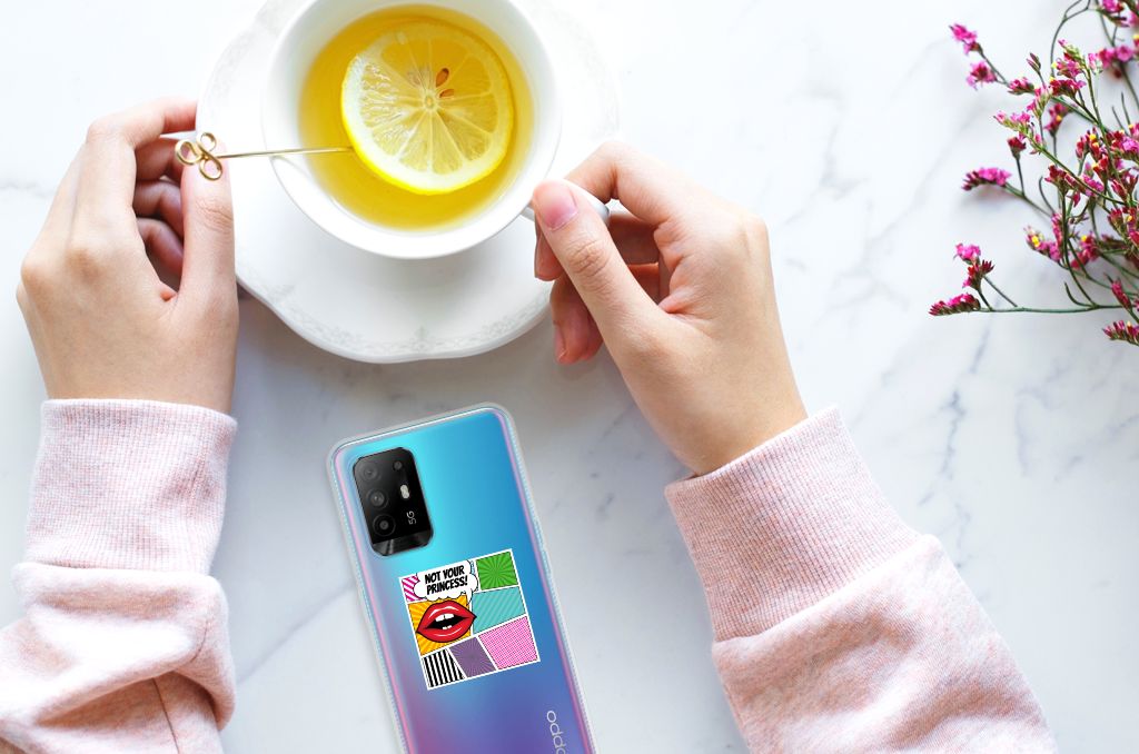 OPPO A94 5G | Reno5 Z Silicone Back Cover Popart Princess B2C Telecom