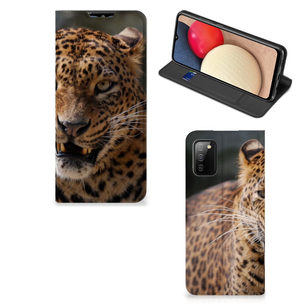 Samsung Galaxy M02s | A02s Hoesje maken Luipaard - B2C Telecom