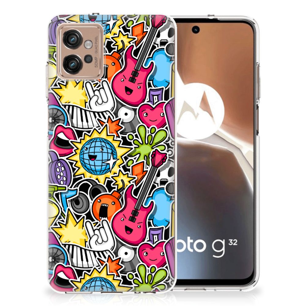 Motorola Moto G32 Silicone Back Cover Punk Rock B2C Telecom