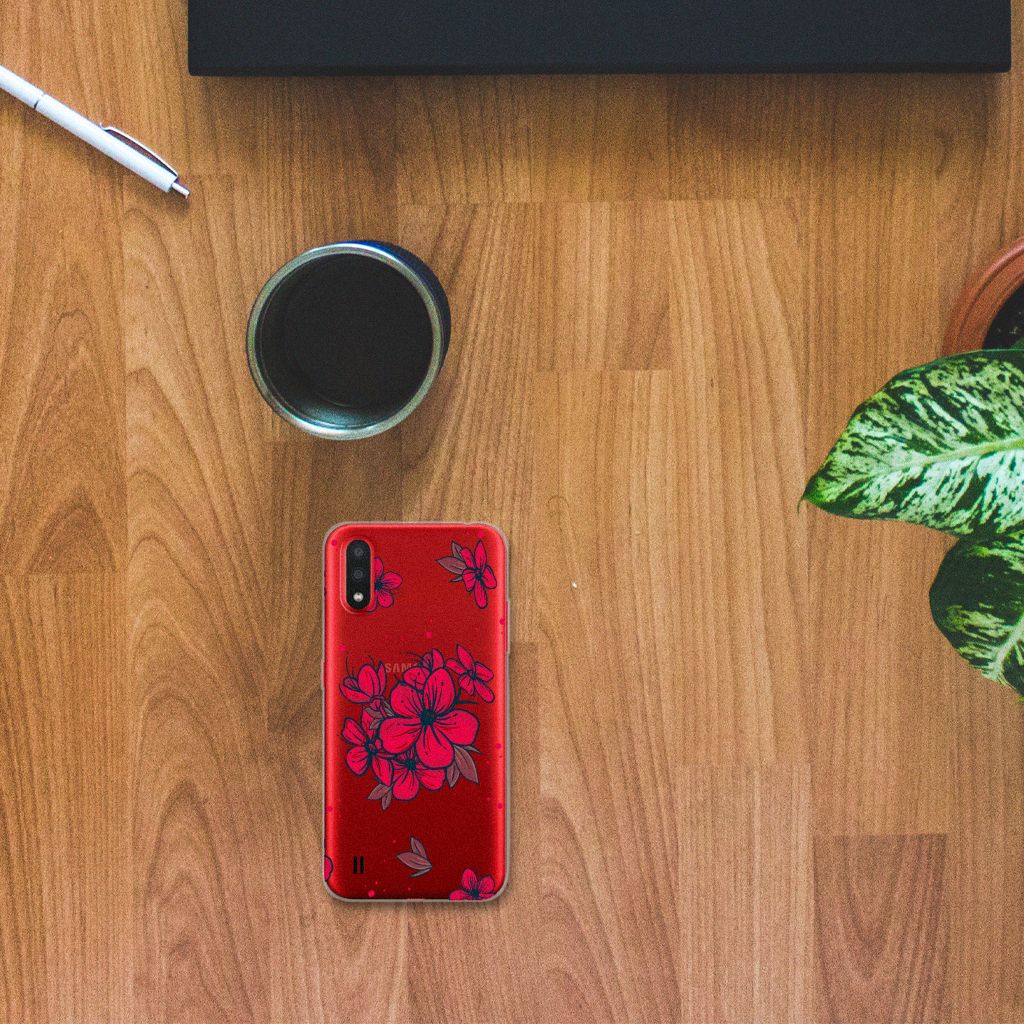 Samsung Galaxy A01 TPU Case Blossom Red B2C Telecom