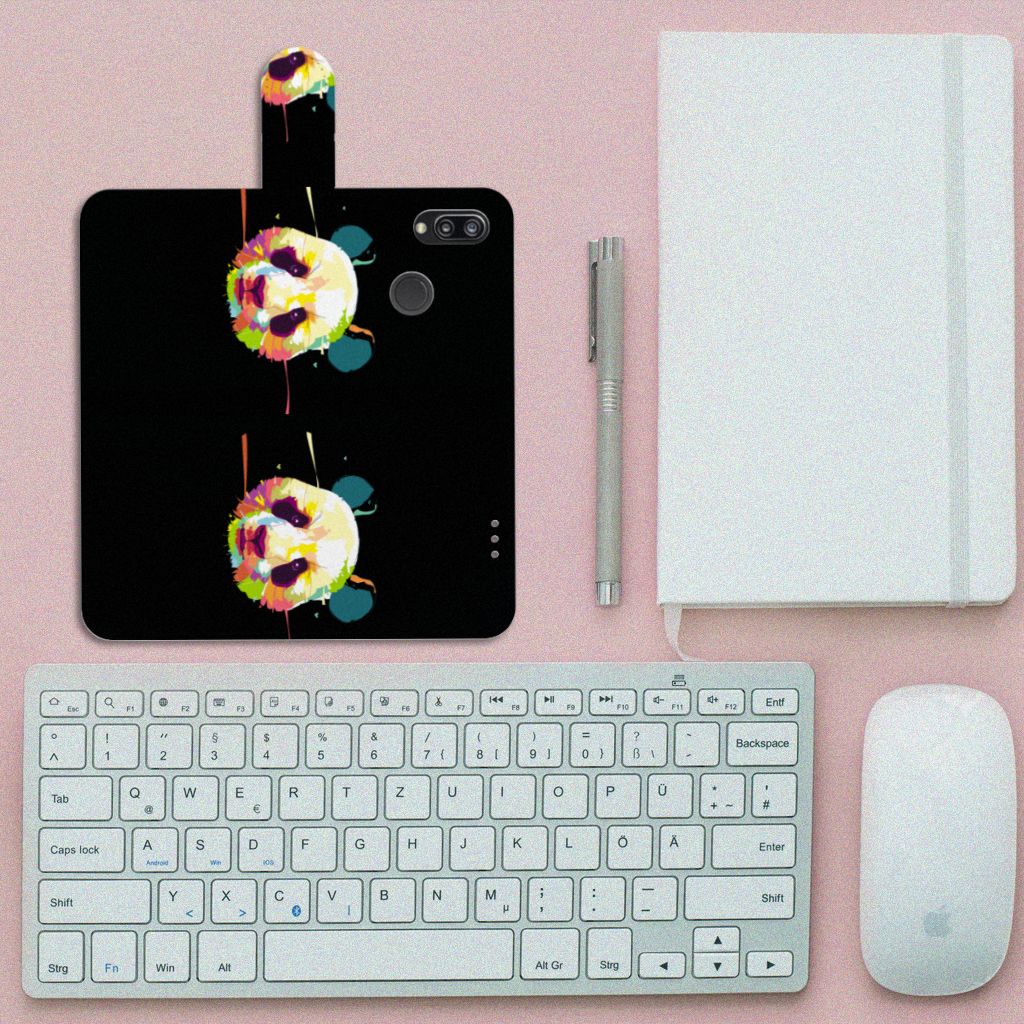 Huawei P20 Lite Leuk Hoesje Panda Color
