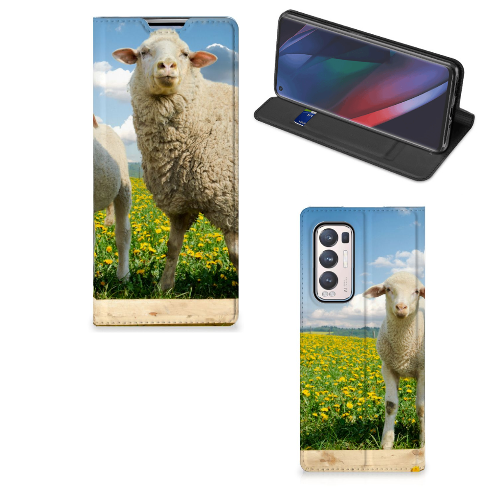 OPPO Find X3 Neo Hoesje maken Schaap en Lammetje - B2C Telecom