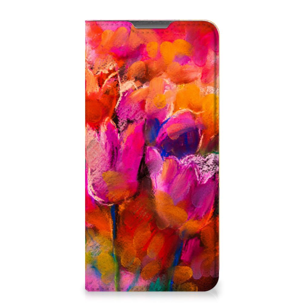 Bookcase Motorola Moto G52 | Moto G82 Tulips - B2C Telecom