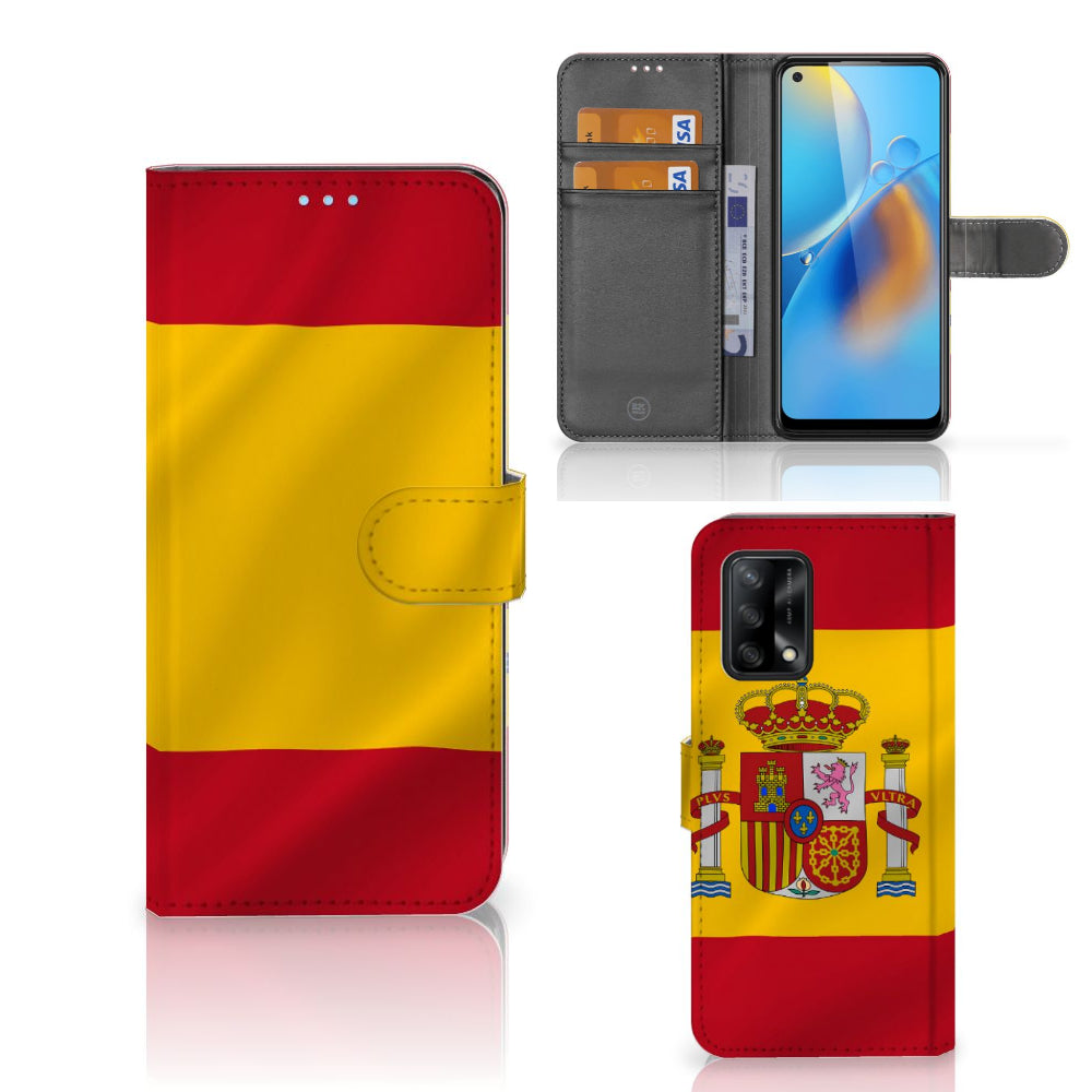 OPPO A74 4G Bookstyle Case Spanje