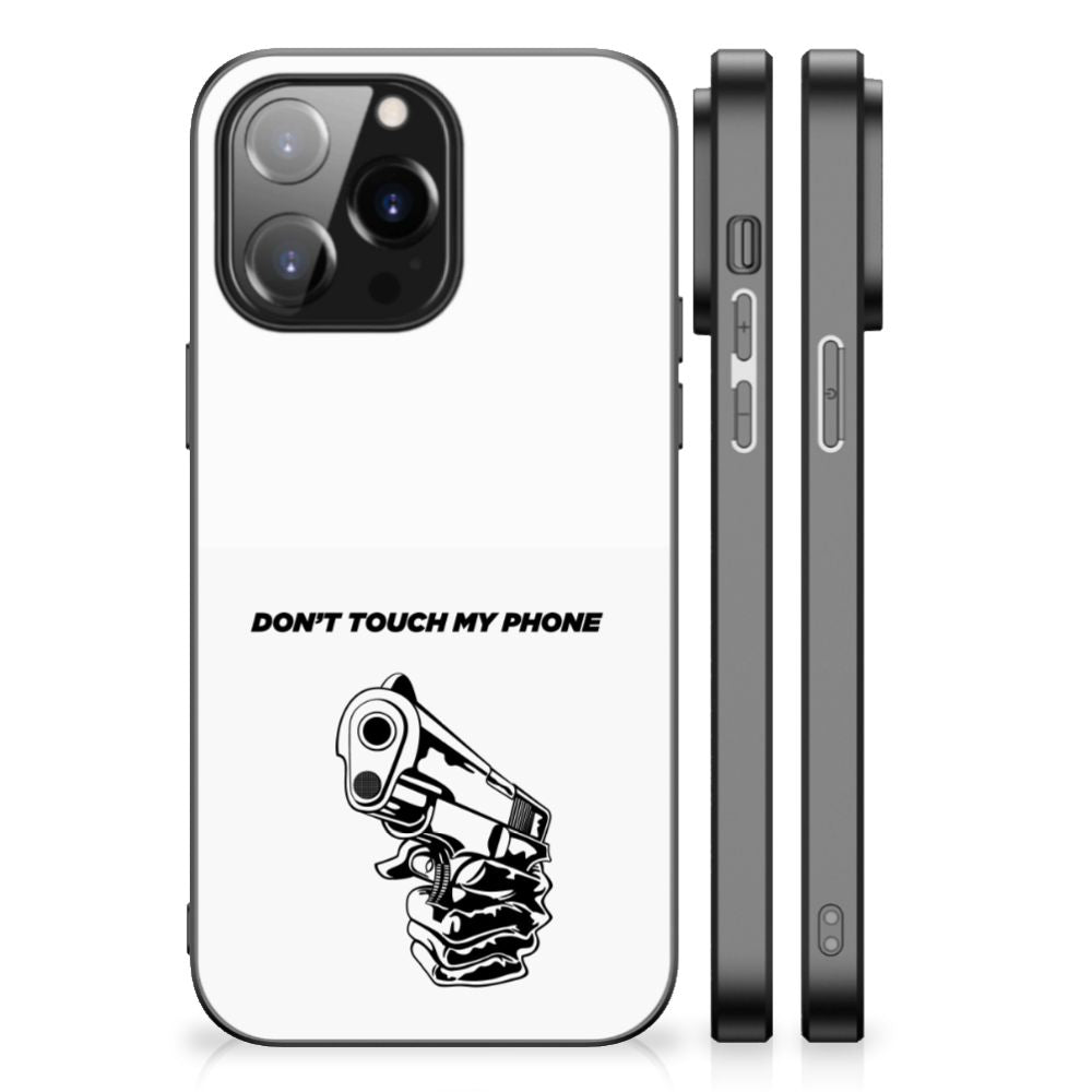 iPhone 14 Pro Max Telefoon Hoesje Gun Don't Touch My Phone B2C Telecom
