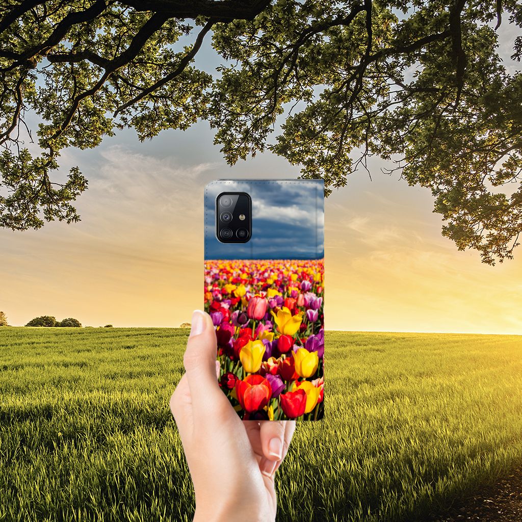 Samsung Galaxy A71 Smart Cover Tulpen - B2C Telecom