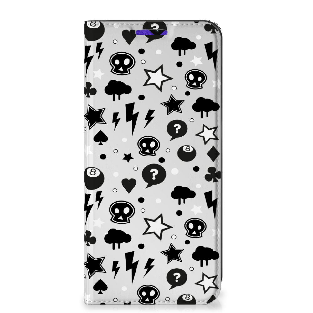 Mobiel BookCase Samsung Galaxy A13 (5G) | Samsung Galaxy A04s Silver Punk