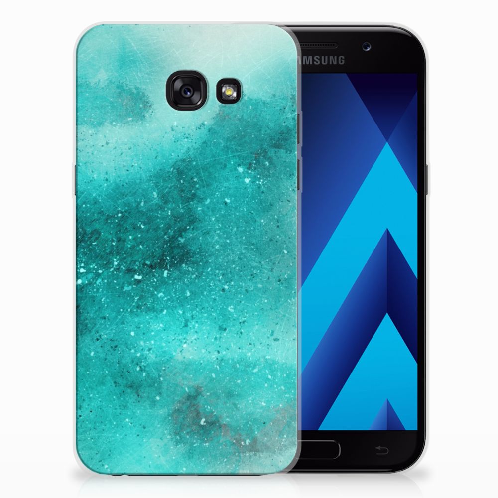 Hoesje maken Samsung Galaxy A5 2017 Painting Blue