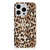 iPhone 15 Pro TPU Hoesje Leopard met een stijlvolle luipaardprint van bruingele vacht.