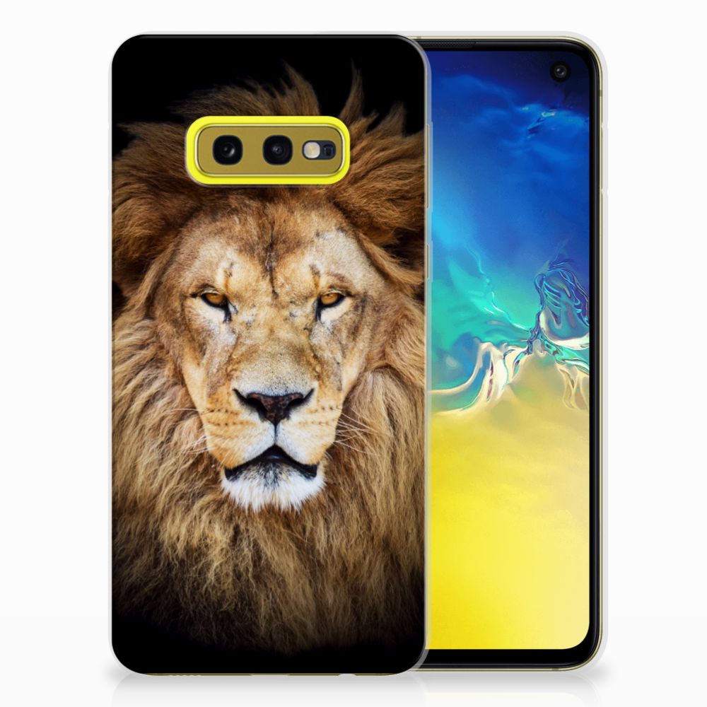 Samsung Galaxy S10e TPU Hoesje Leeuw