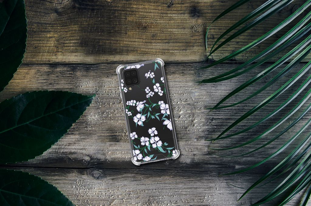 Samsung Galaxy A12 Uniek Case Blossom White - B2C Telecom