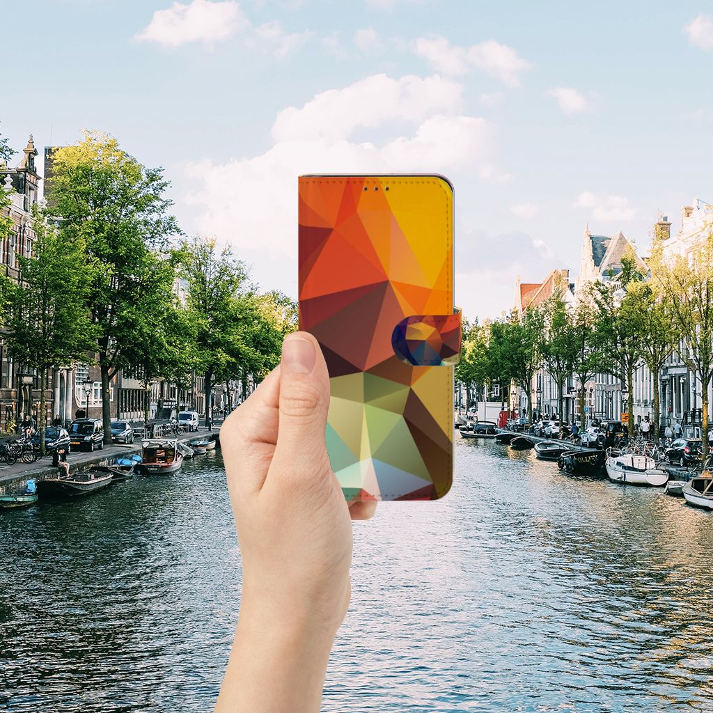 OnePlus Nord 2 5G Book Case Polygon Color