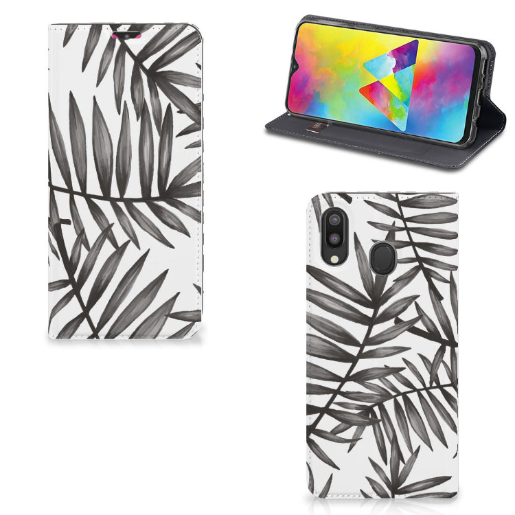 Samsung Galaxy M20 Smart Cover Leaves Grey