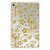 Lenovo Tab M10 Plus (3e generatie) Siliconen Hoesje Gouden Bloemen - B2C Telecom